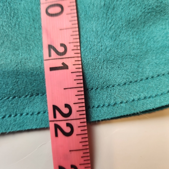 Philosophy Women's Aqua Leather Jacket - Picture 7 of 10